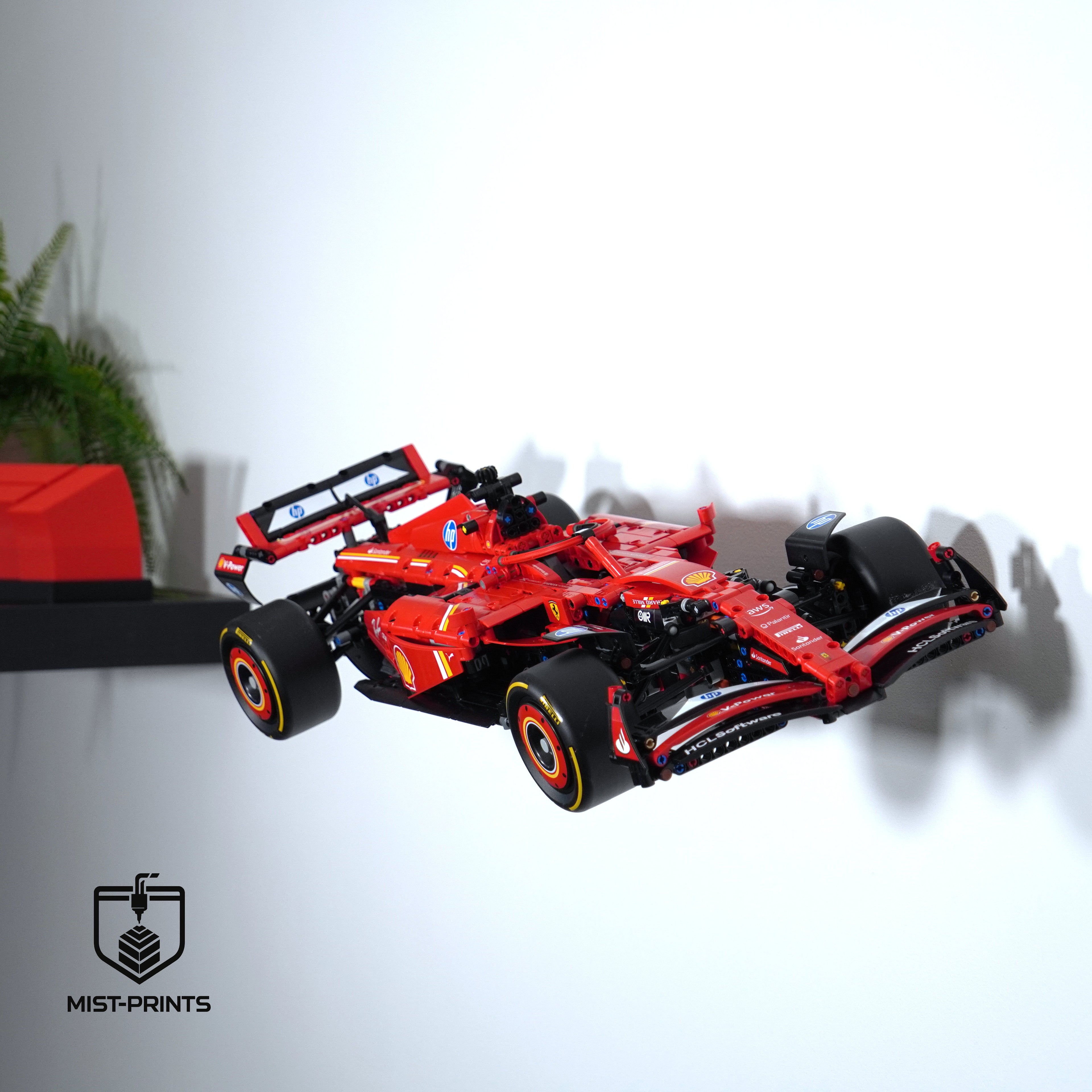 Premium Wandbeugel – Compatibel met LEGO® Ferrari F1 42207
