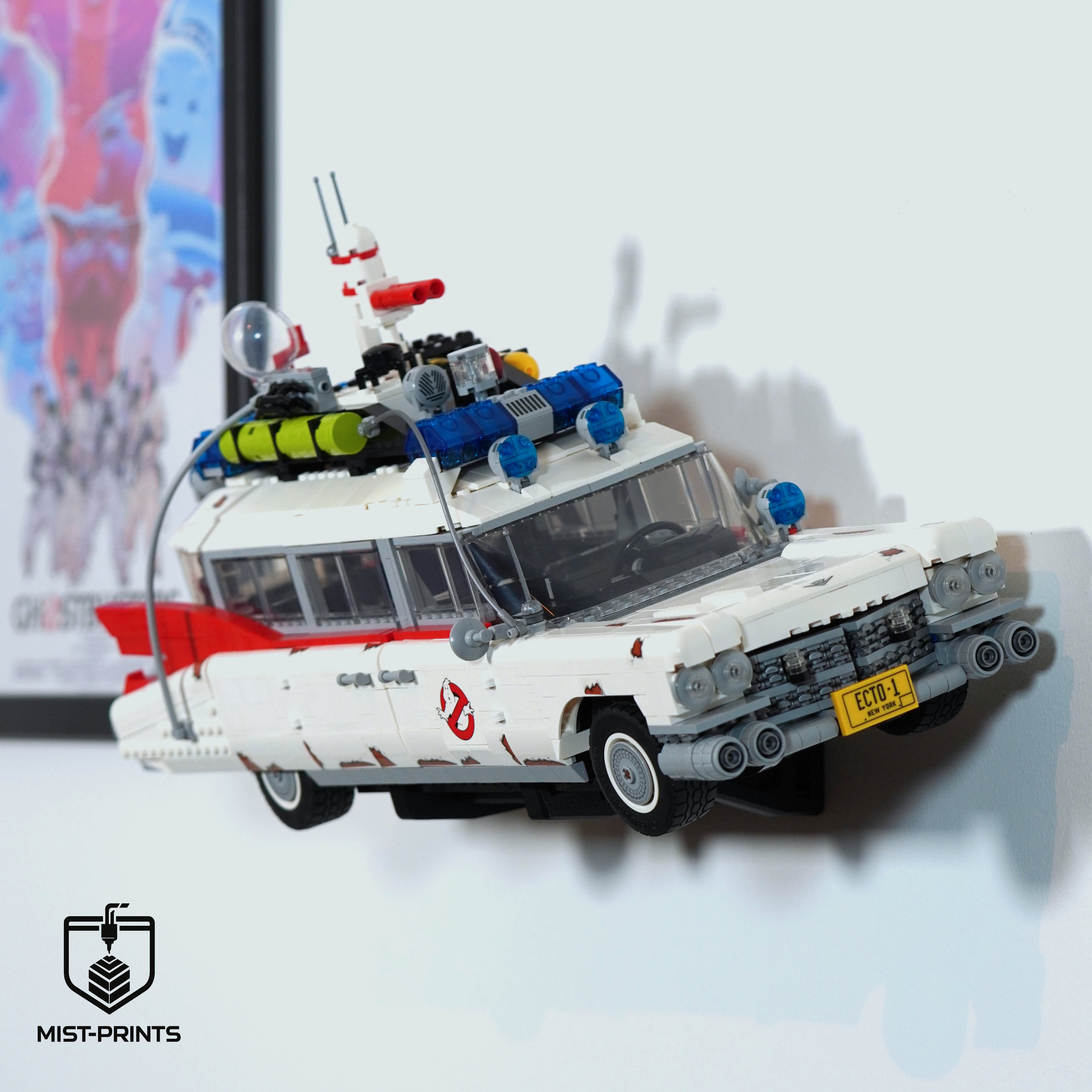 Premium Wandbeugel – Compatibel met LEGO® Ghostbusters™ Ecto-1 10274