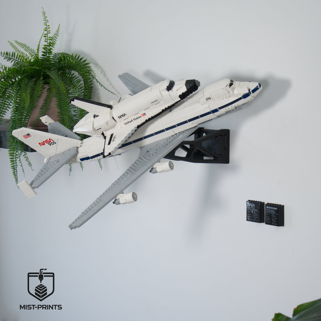 Premium Wandbeugel – Compatibel met LEGO® Icons Shuttle Carrier Aircraft 10360