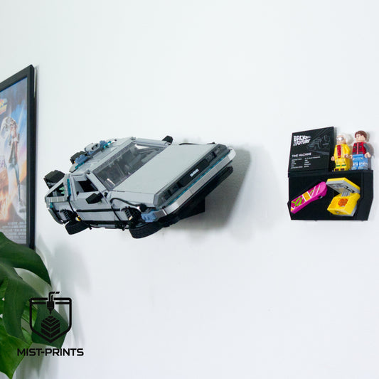 Premium Wandbeugel – Compatibel met LEGO® Back to the Future Time Machine 10300