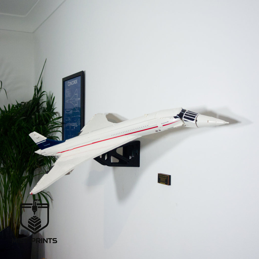 Premium Wandbeugel – Compatibel met LEGO® Concorde 10318