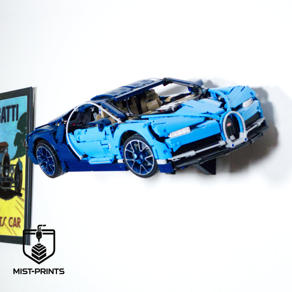 Premium Wandbeugel – Compatibel met LEGO® Technic Bugatti Chiron 42083