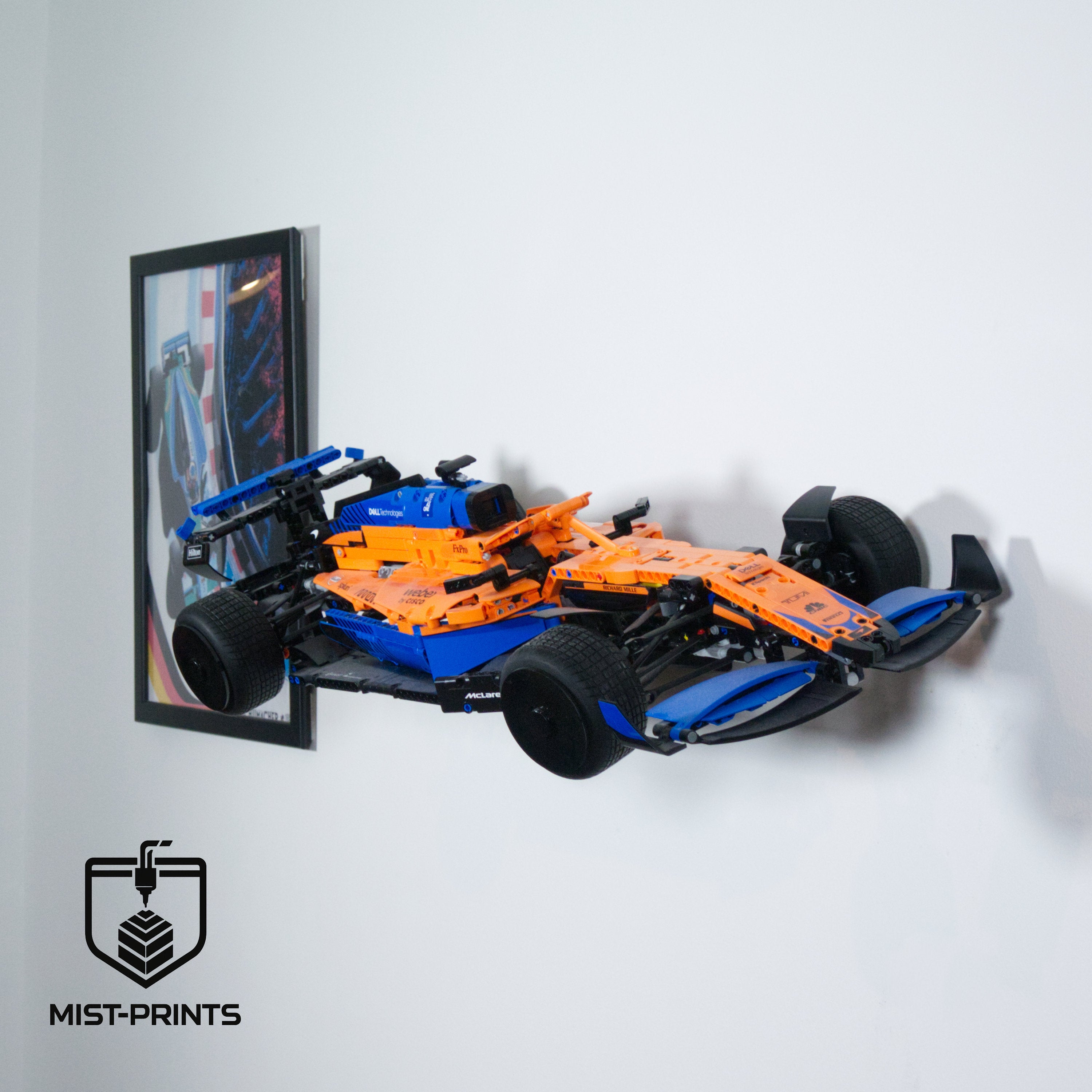 Premium Wandbeugel – Compatibel met LEGO® McLaren F1 42141