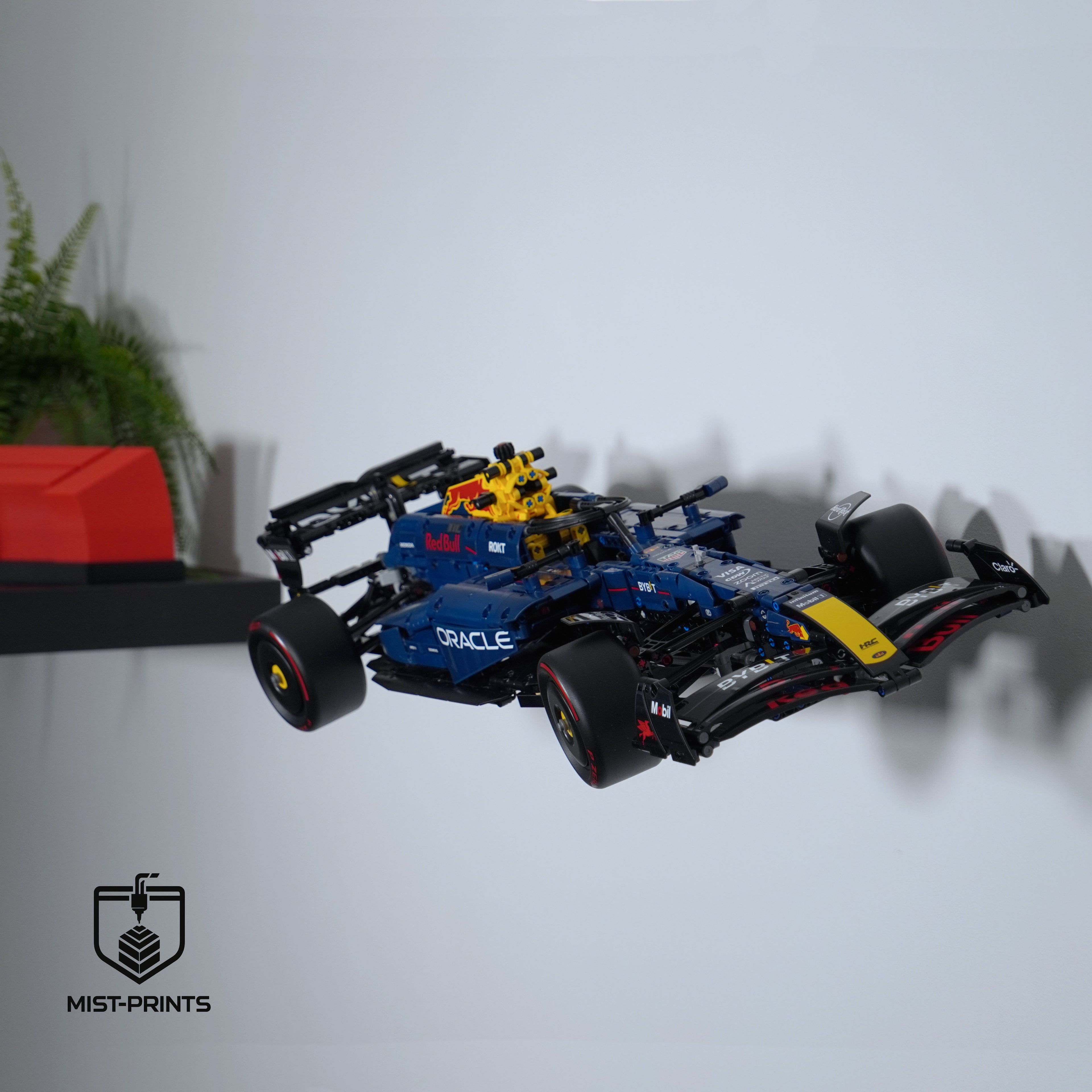 Premium Wandbeugel – Compatibel met LEGO® Red Bull F1 42206