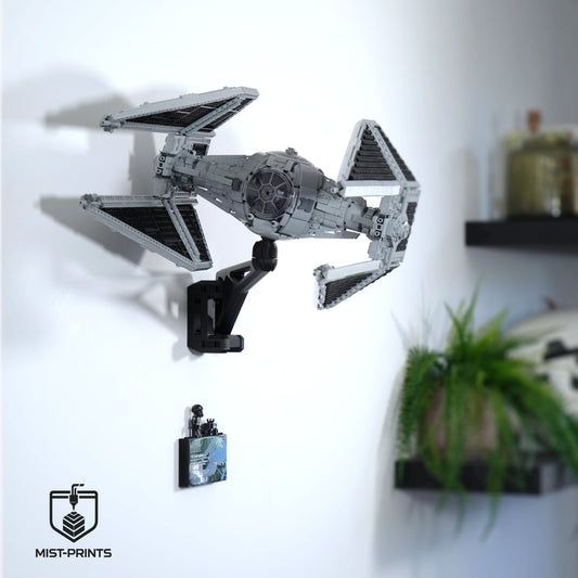 Premium Wandbeugel – Compatibel met LEGO® Star Wars™ UCS TIE Interceptor™ 75382