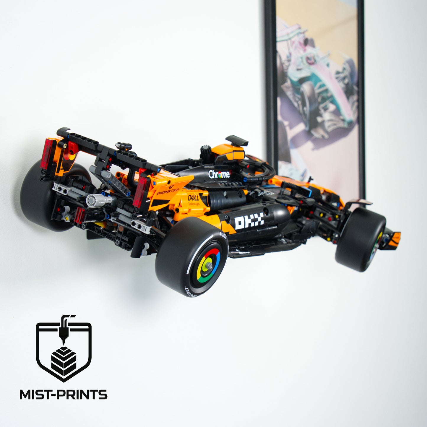 Premium Wandbeugel – Compatibel met LEGO® Technic McLaren F1 Team MCL38 42228