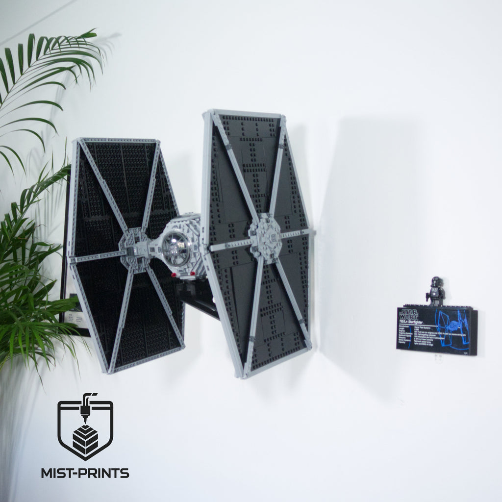 Premium Wandbeugel – Compatibel met LEGO® Star Wars™ UCS TIE Fighter™ 75095