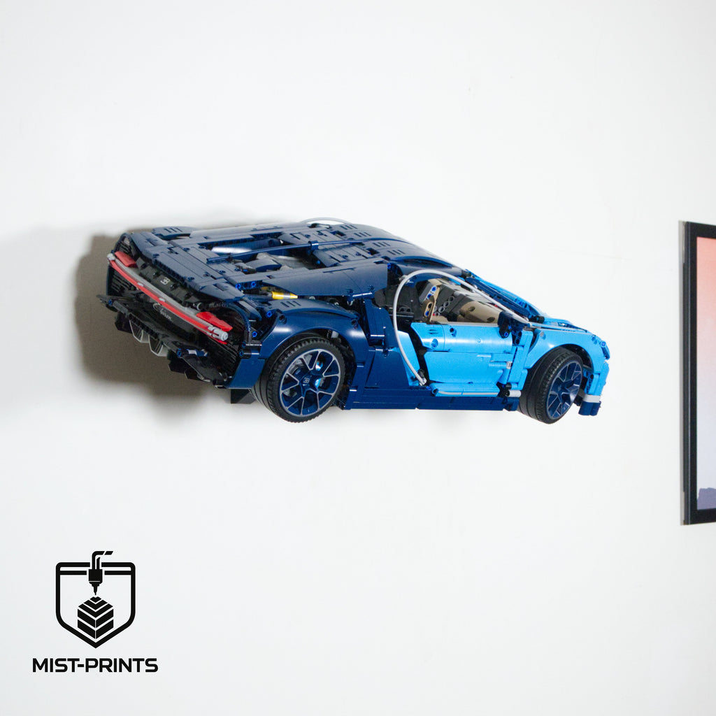 Premium Wandbeugel – Compatibel met LEGO® Technic Bugatti Chiron 42083