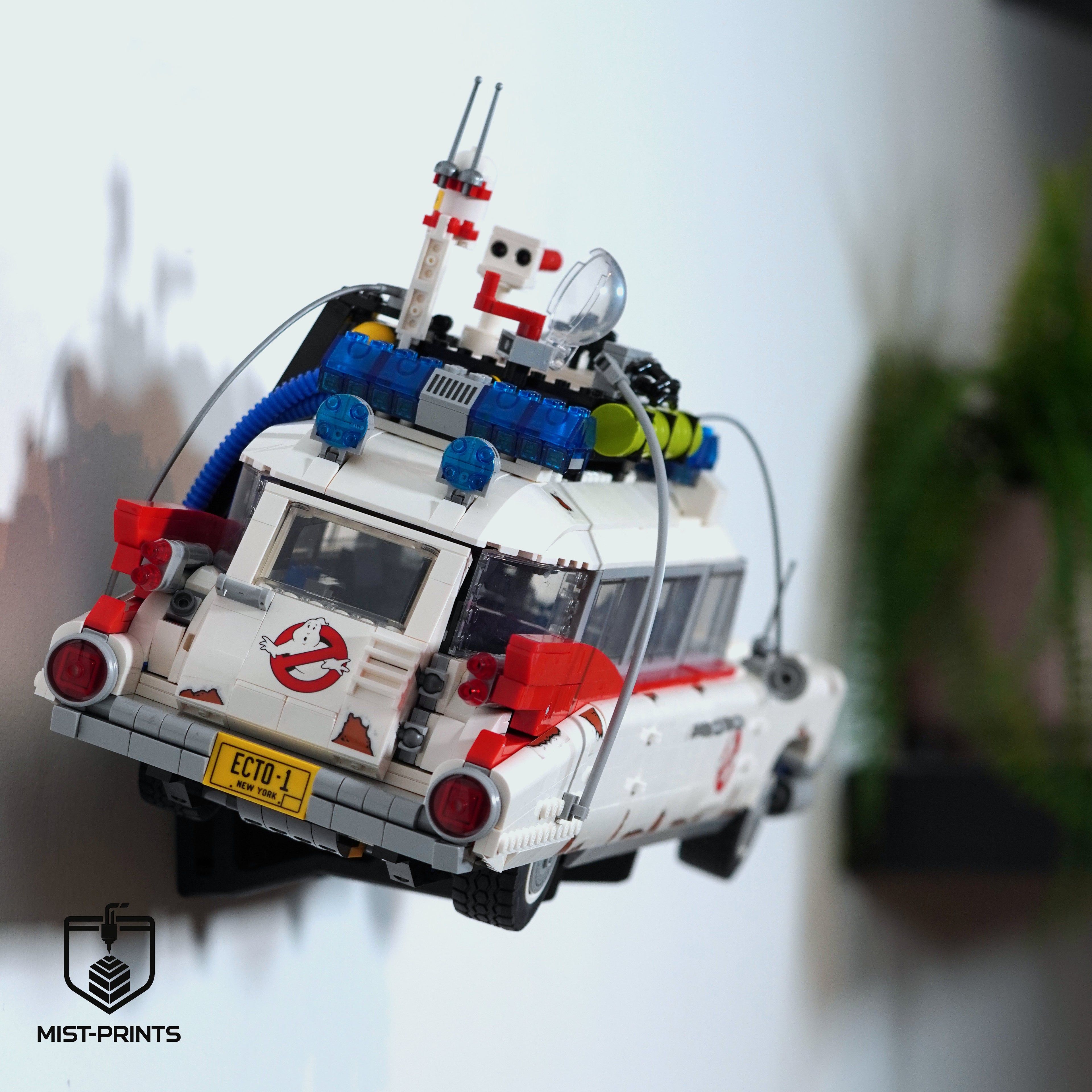 Premium Wandbeugel – Compatibel met LEGO® Ghostbusters™ Ecto-1 10274