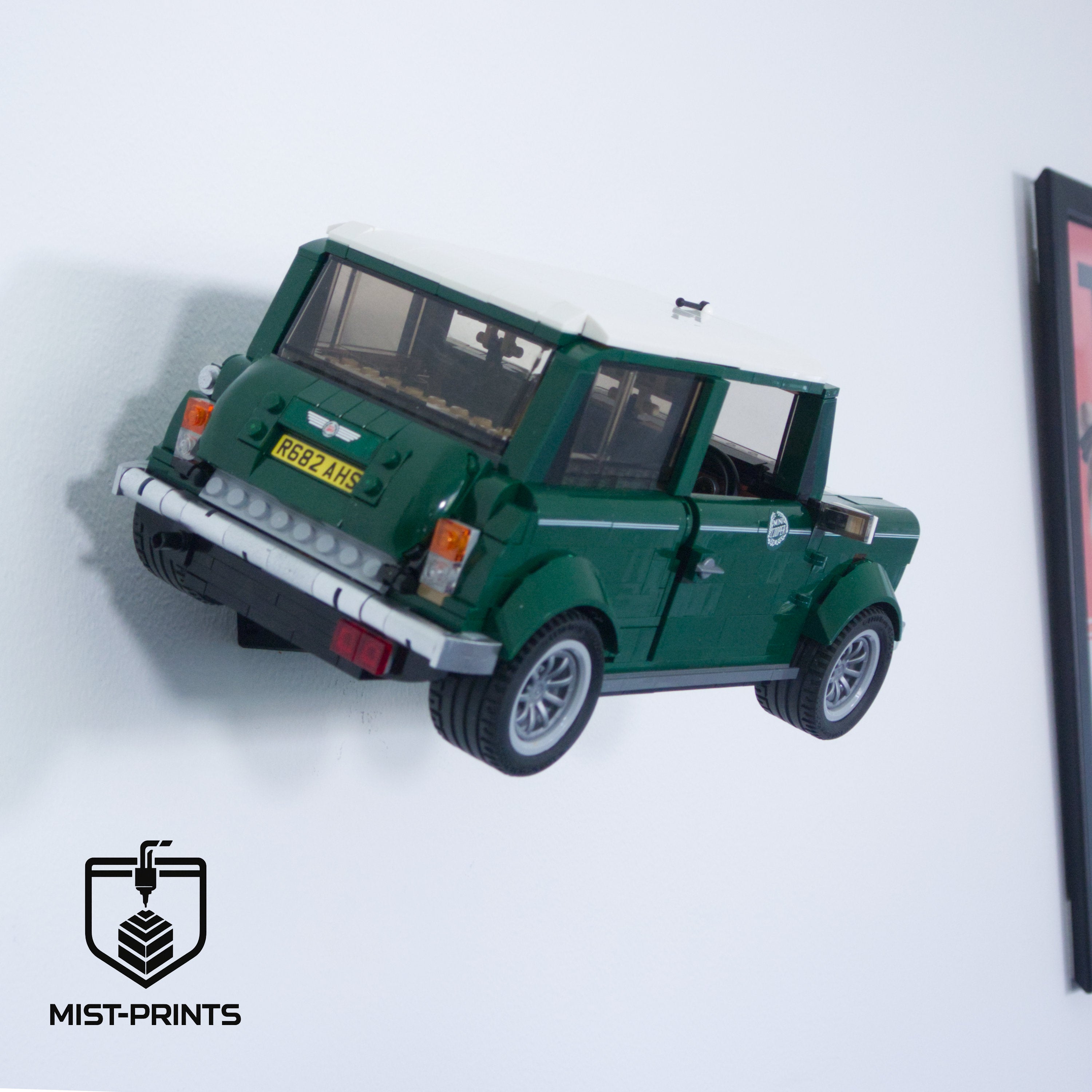Premium Wandbeugel – Compatibel met LEGO® Mini Cooper 10242