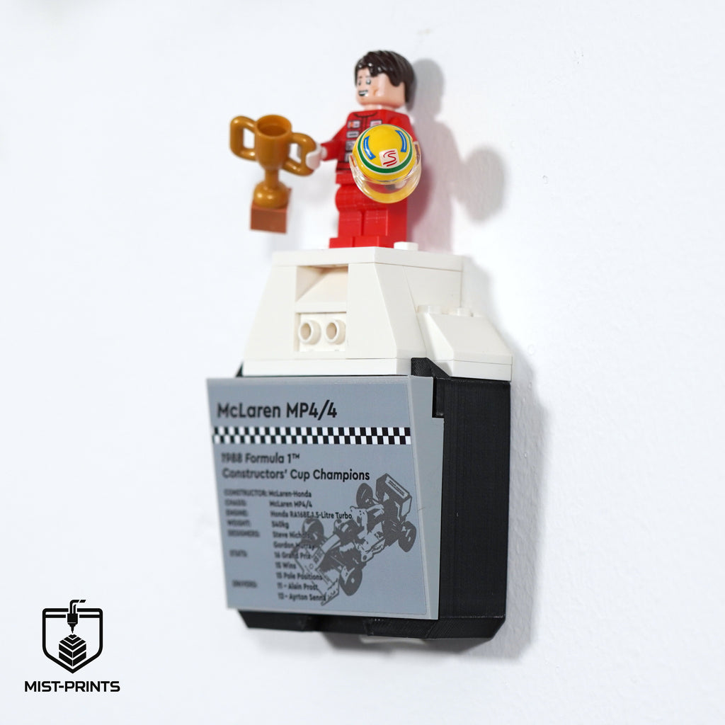 Premium Wandbeugel – Compatibel met LEGO® McLaren MP4/4 10330