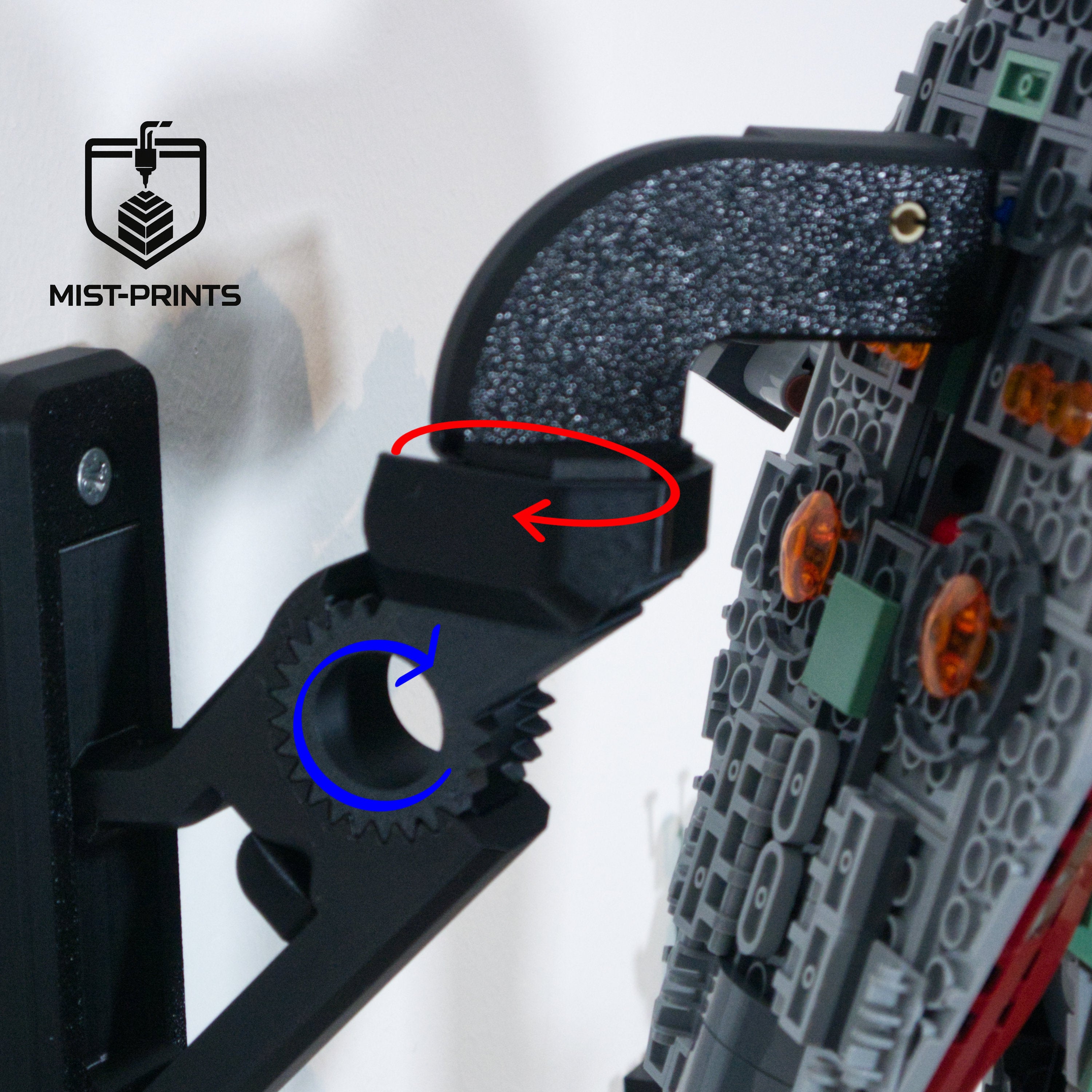 Premium Wandbeugel – Compatibel met LEGO® Star Wars™ Boba Fett’s Starship™ 75312