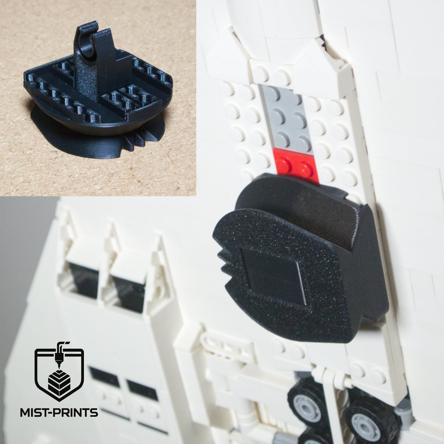 Premium Wandbeugel – Compatibel met LEGO® Concorde 10318