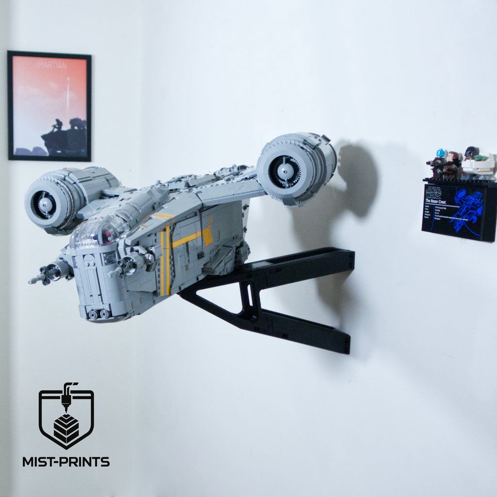 Premium Wandbeugel – Compatibel met LEGO® Star Wars™ UCS Razor Crest™ 75331