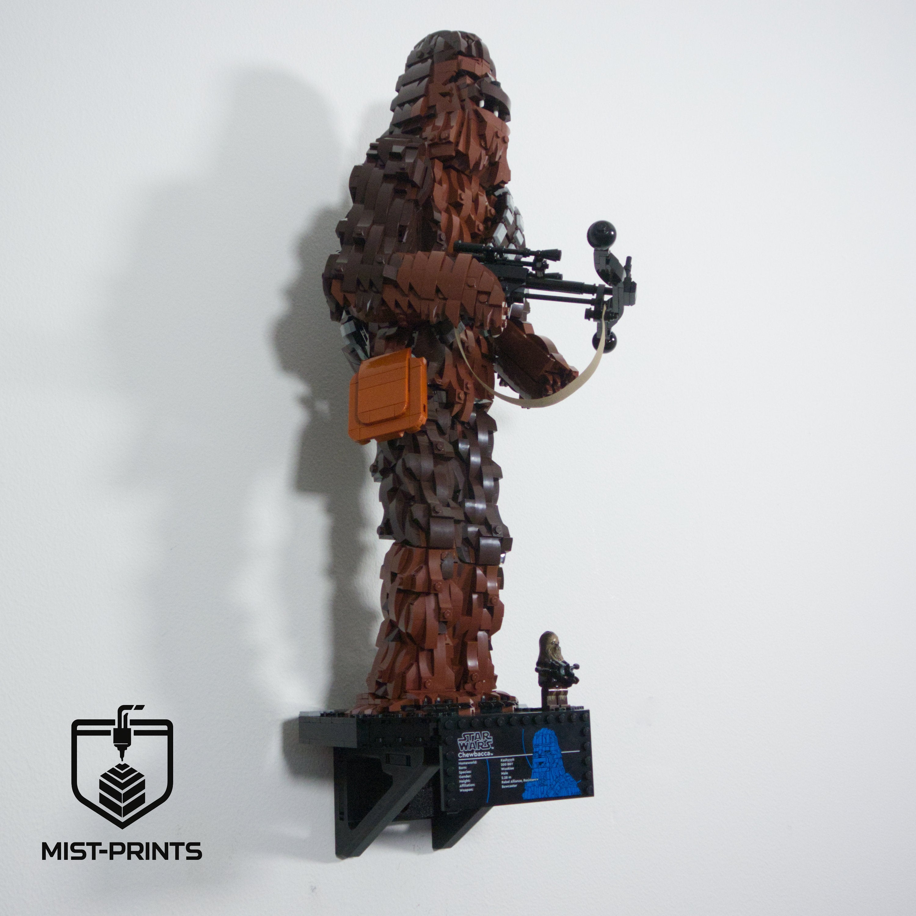 Premium Wandbeugel – Compatibel met LEGO® Star Wars™ Chewbacca™ 75371