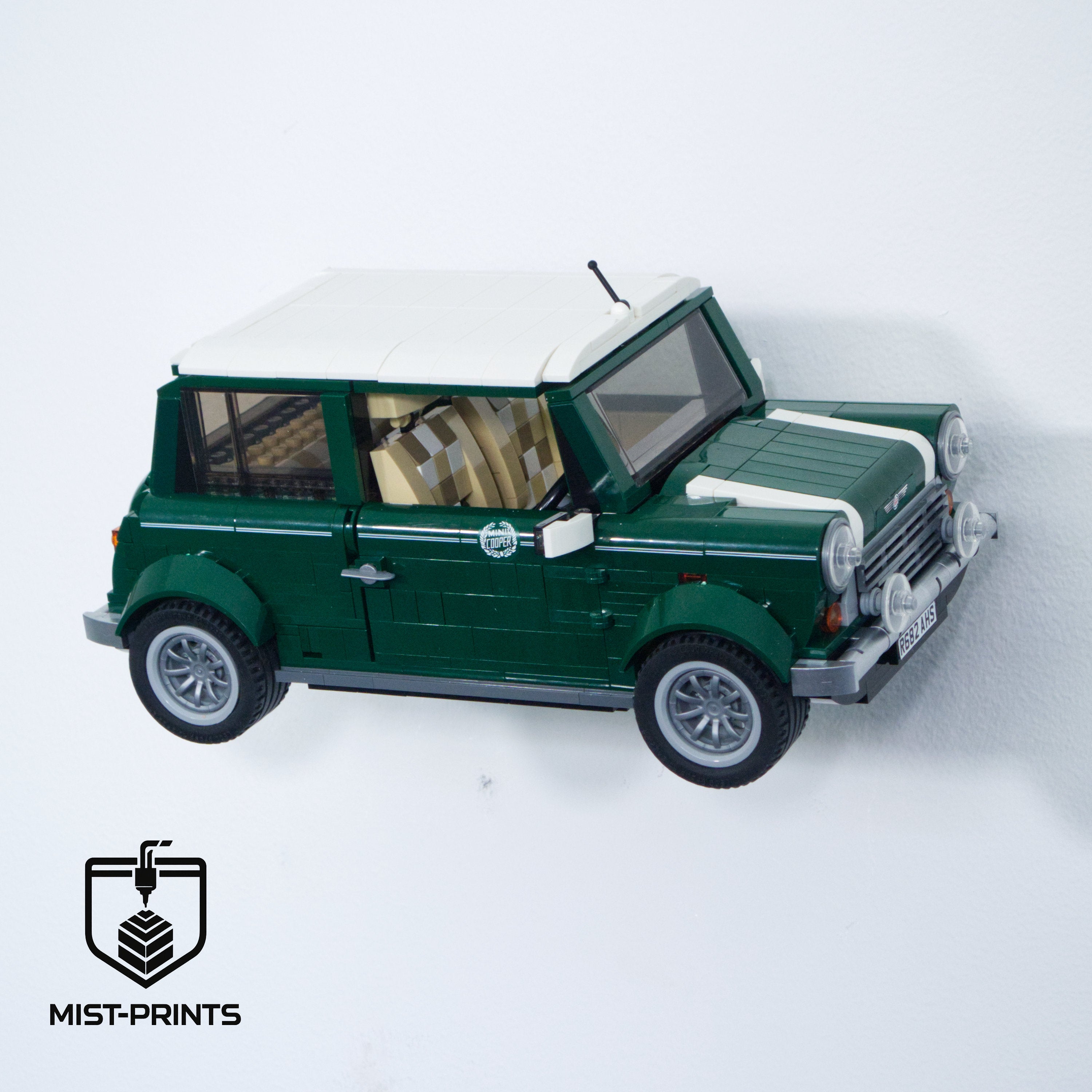 Premium Wandbeugel – Compatibel met LEGO® Mini Cooper 10242
