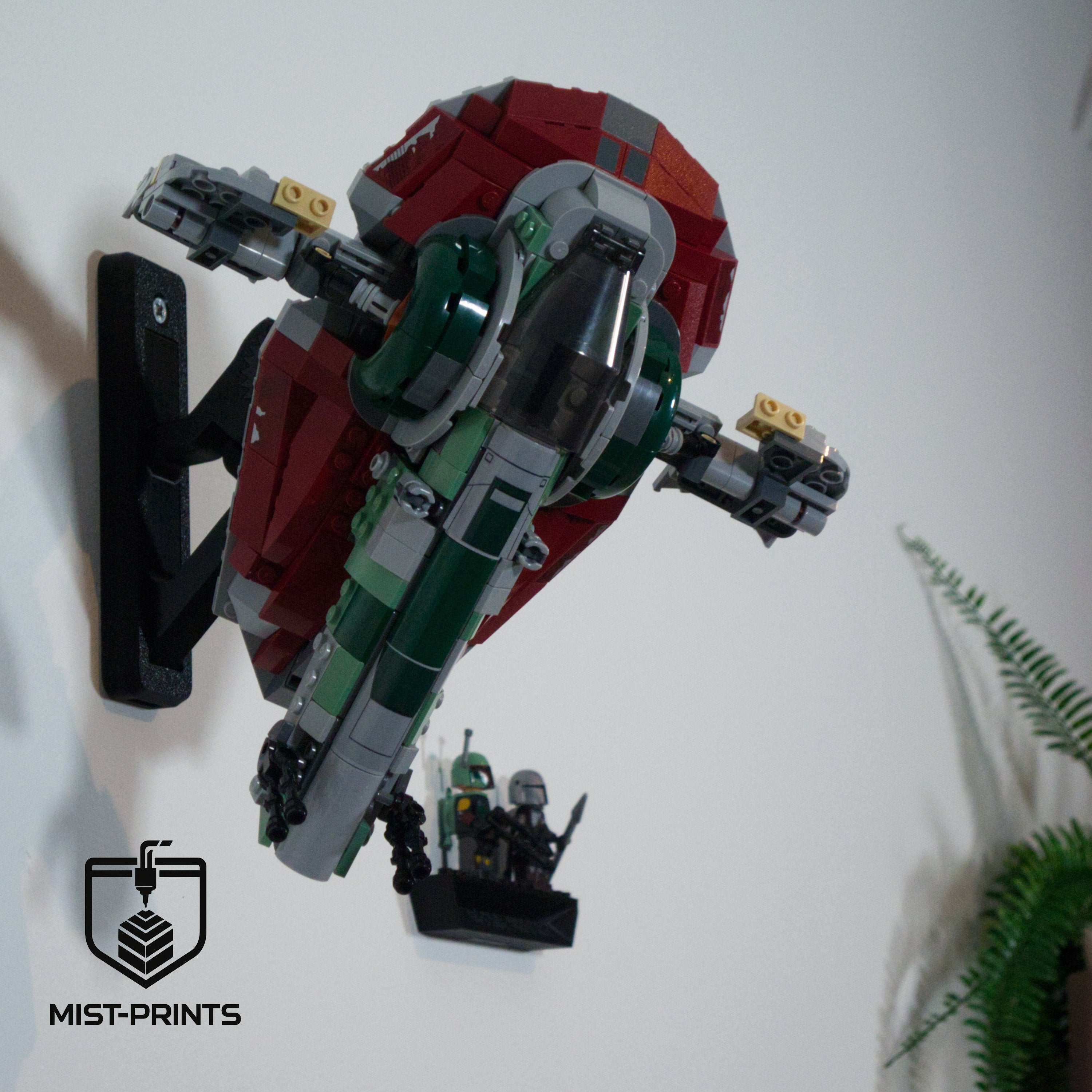 Premium Wandbeugel – Compatibel met LEGO® Star Wars™ Boba Fett’s Starship™ 75312