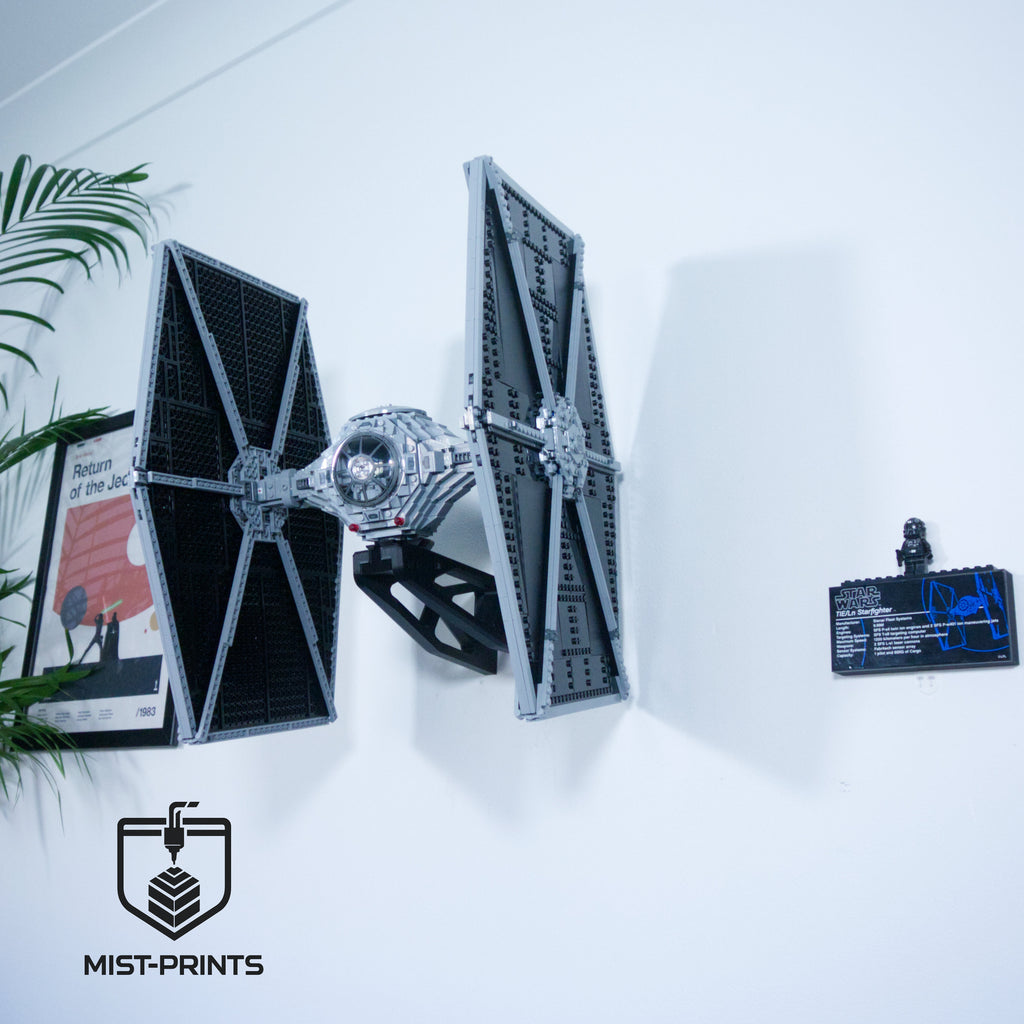 Premium Wandbeugel – Compatibel met LEGO® Star Wars™ UCS TIE Fighter™ 75095