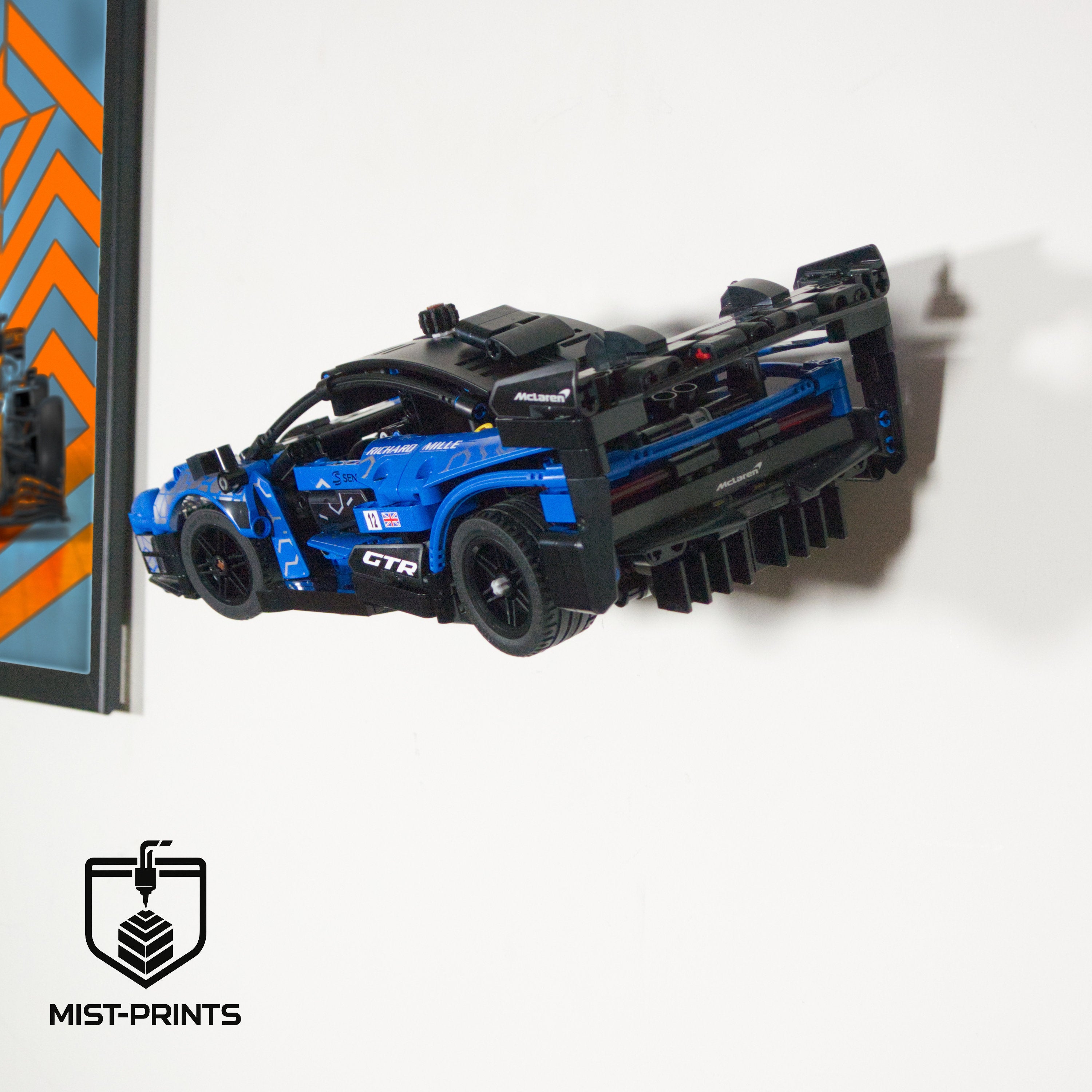 Premium Wandbeugel – Compatibel met LEGO® McLaren Senna GTR 42123