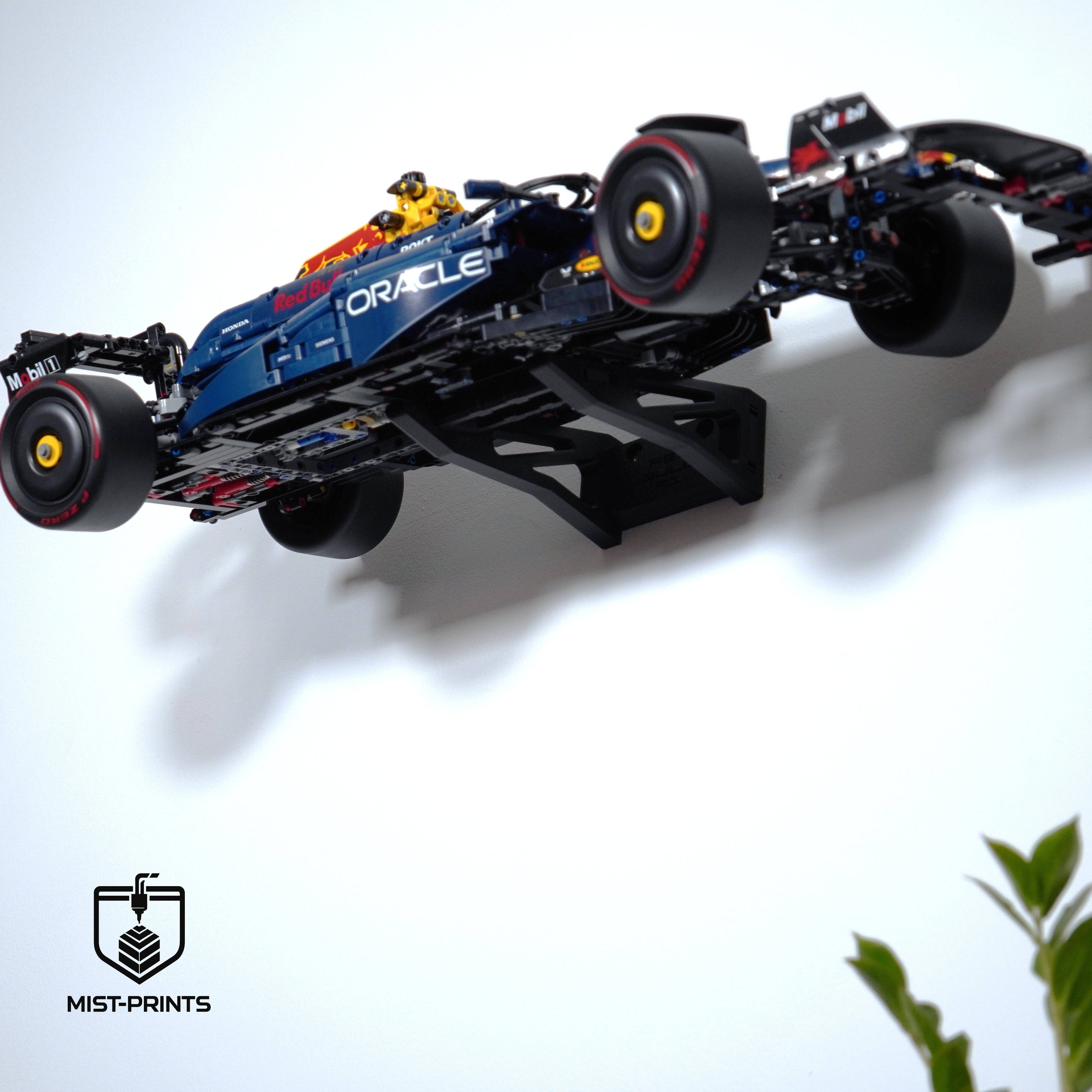 Premium Wandbeugel – Compatibel met LEGO® Red Bull F1 42206