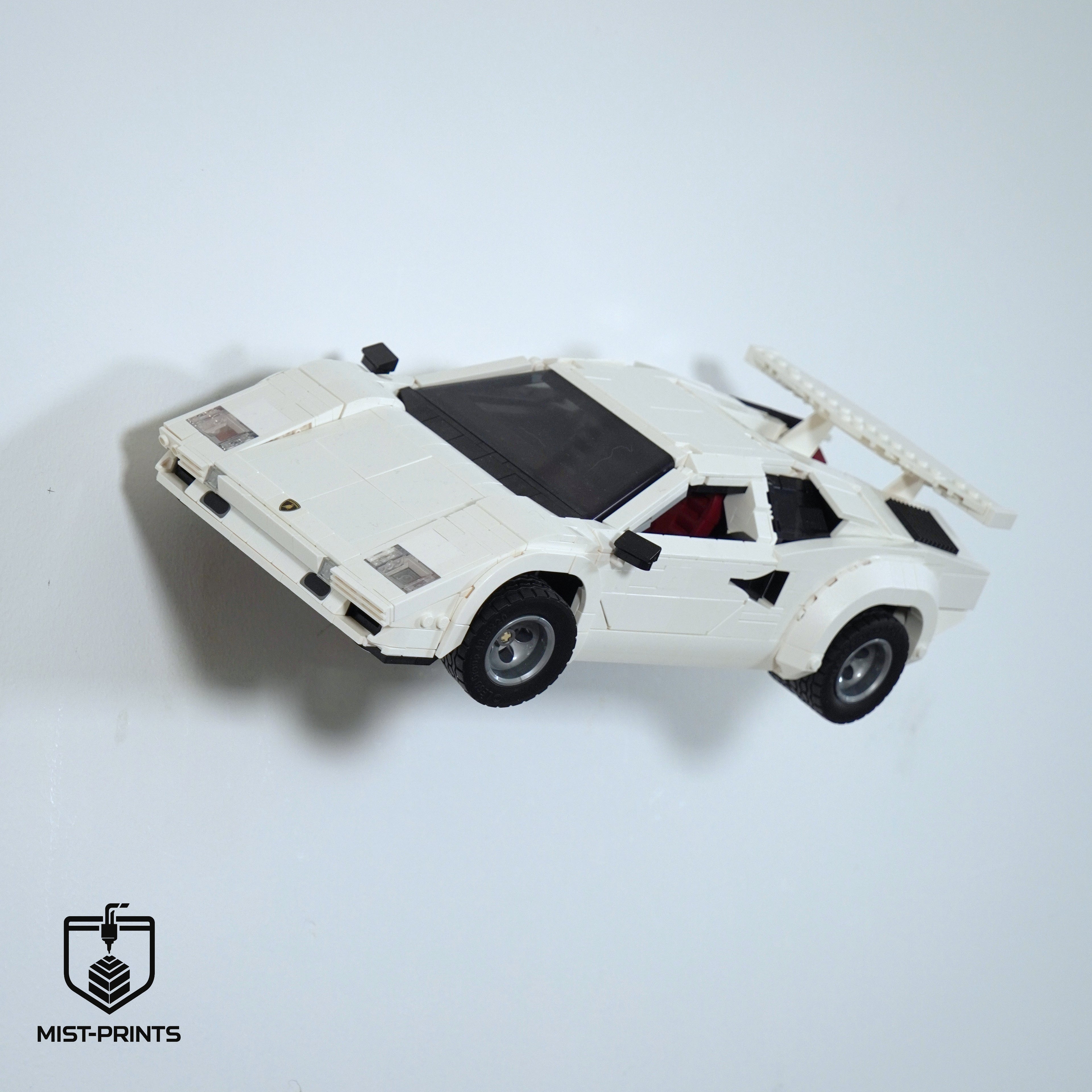 Premium Wandbeugel – Compatibel met LEGO® Lamborghini Countach 10337