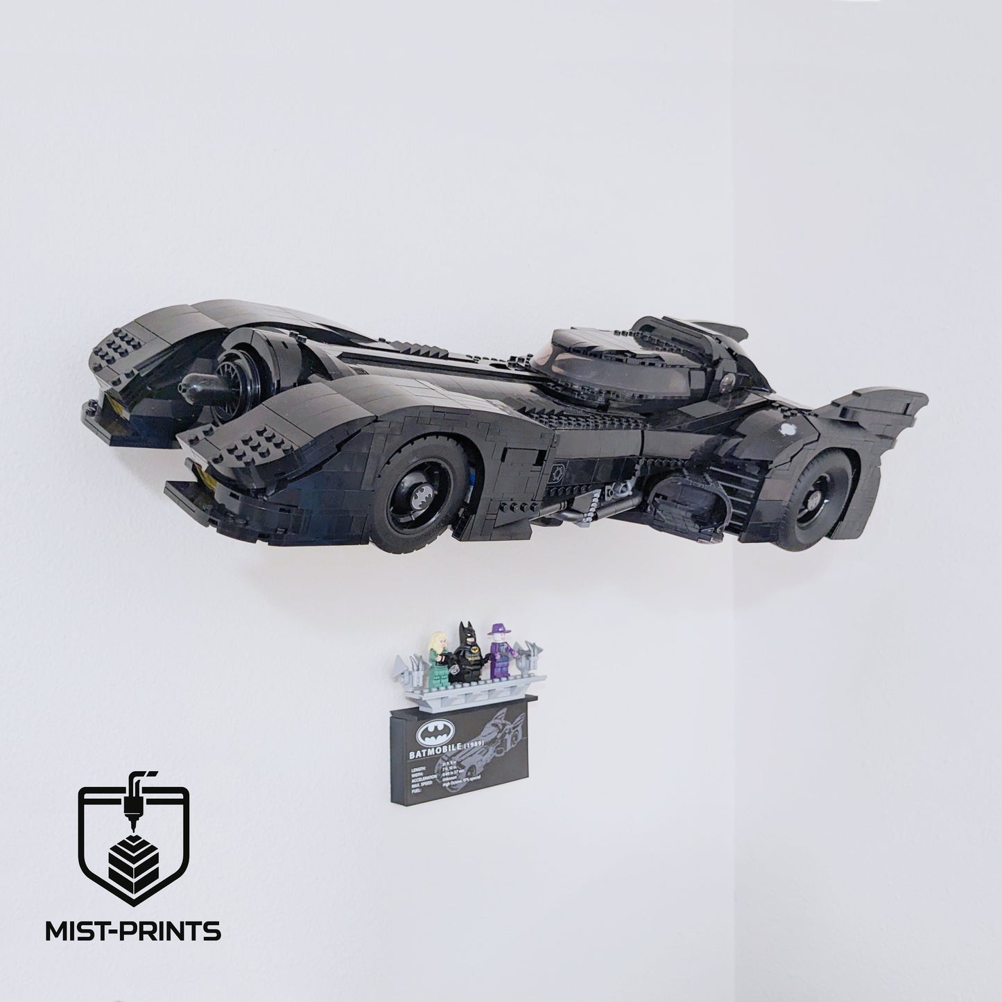 Premium Wandbeugel – Compatibel met LEGO® DC Batman™ 1989 Batmobile™ 76139