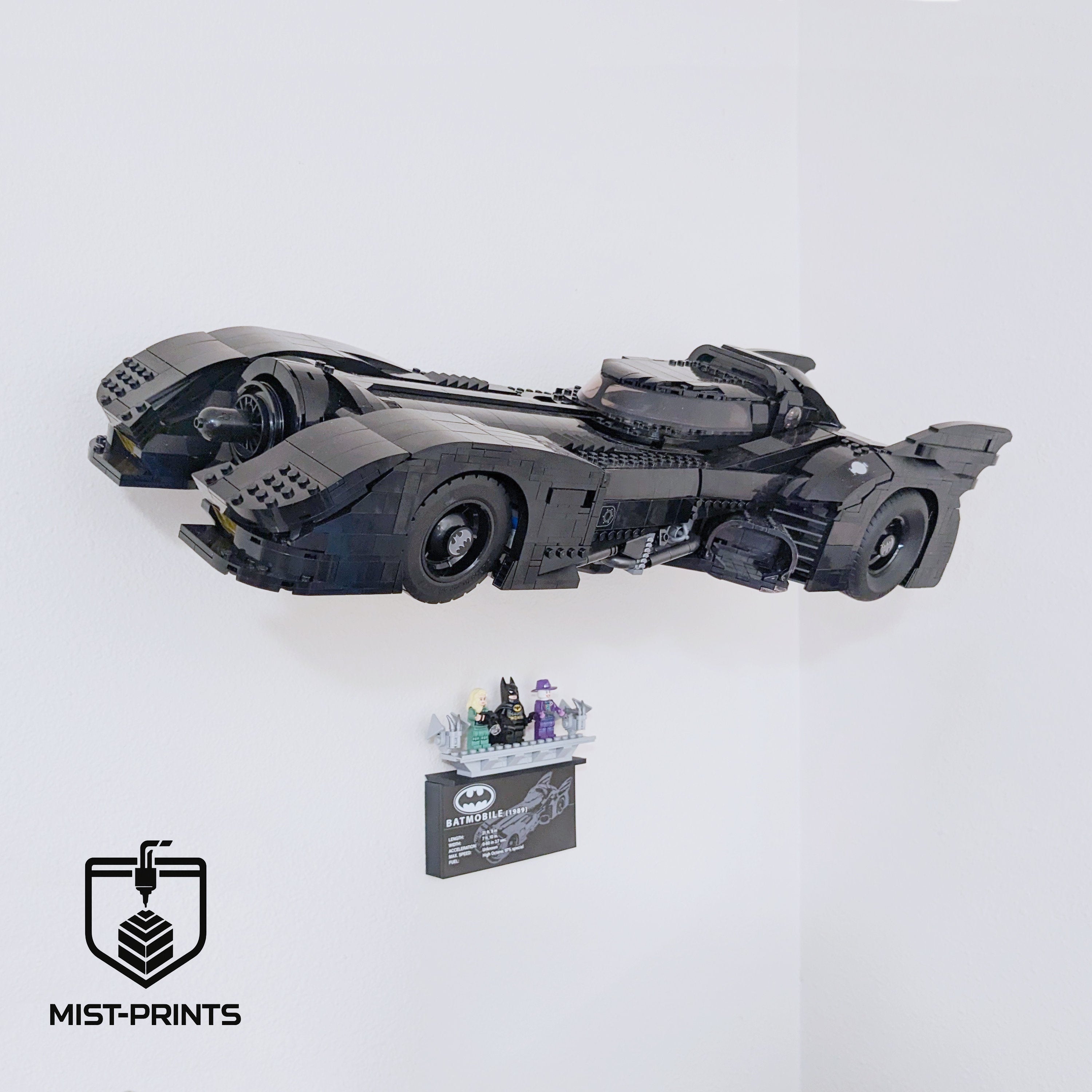 Premium Wandbeugel – Compatibel met LEGO® DC Batman™ 1989 Batmobile™ 76139