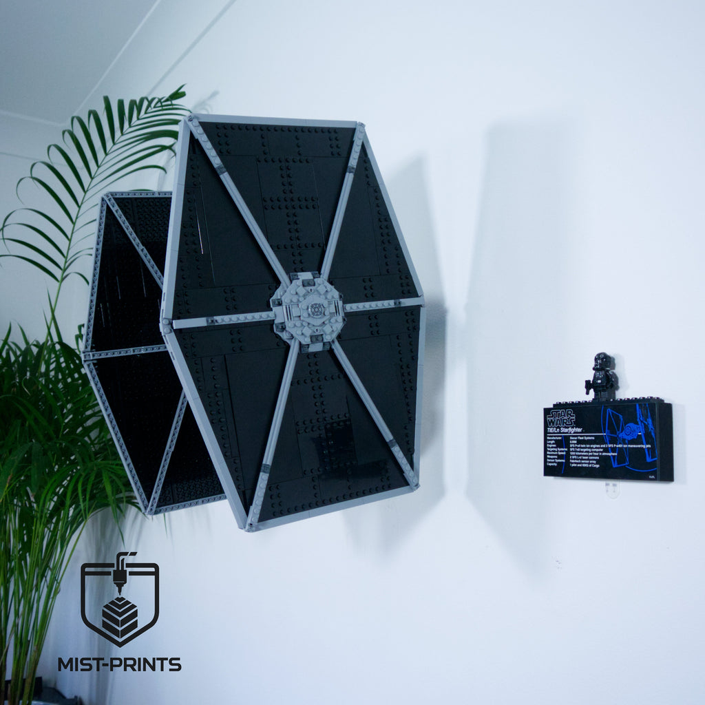 Premium Wandbeugel – Compatibel met LEGO® Star Wars™ UCS TIE Fighter™ 75095