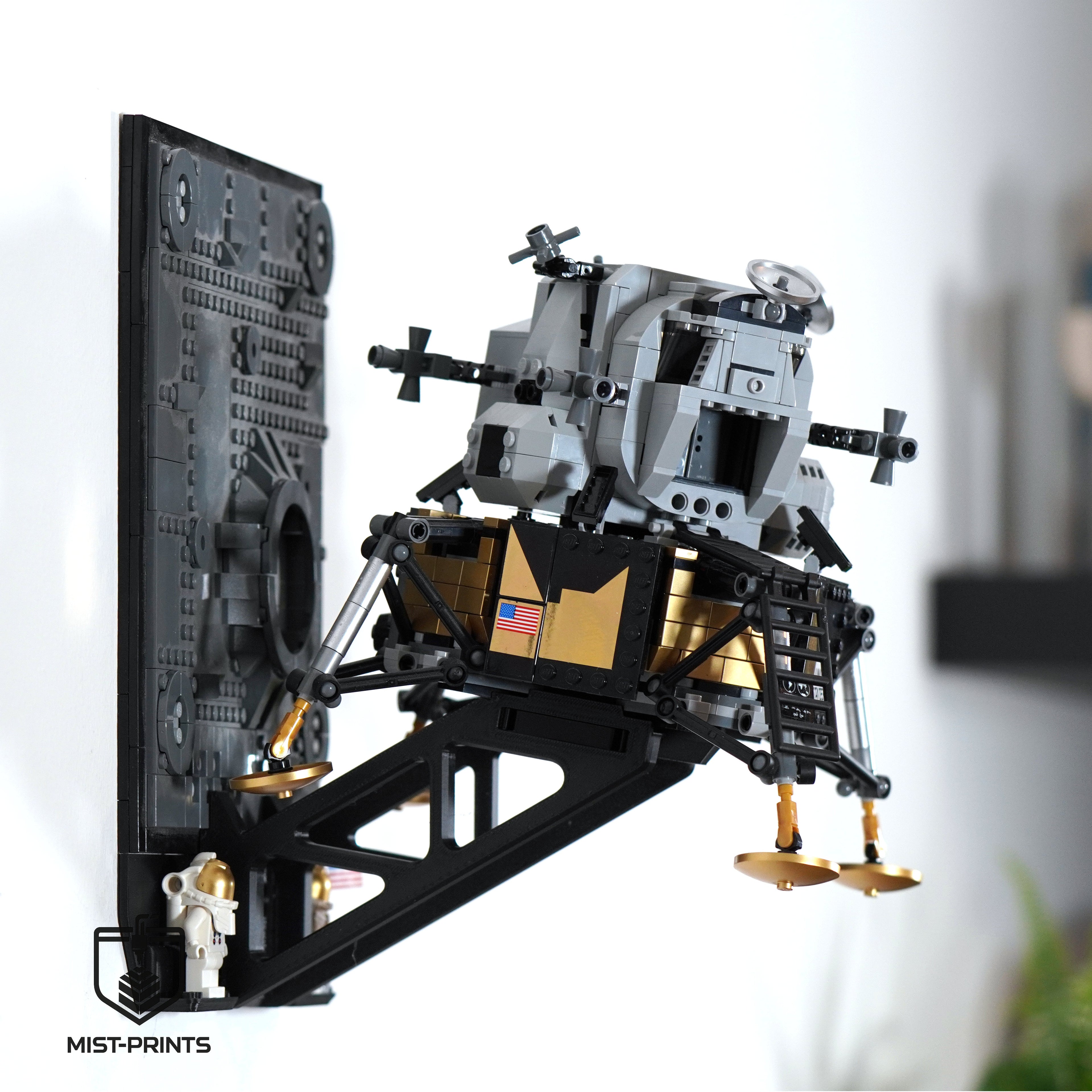 Premium Wandbeugel – Compatibel met LEGO® NASA Apollo 11 Lunar Lander 10266