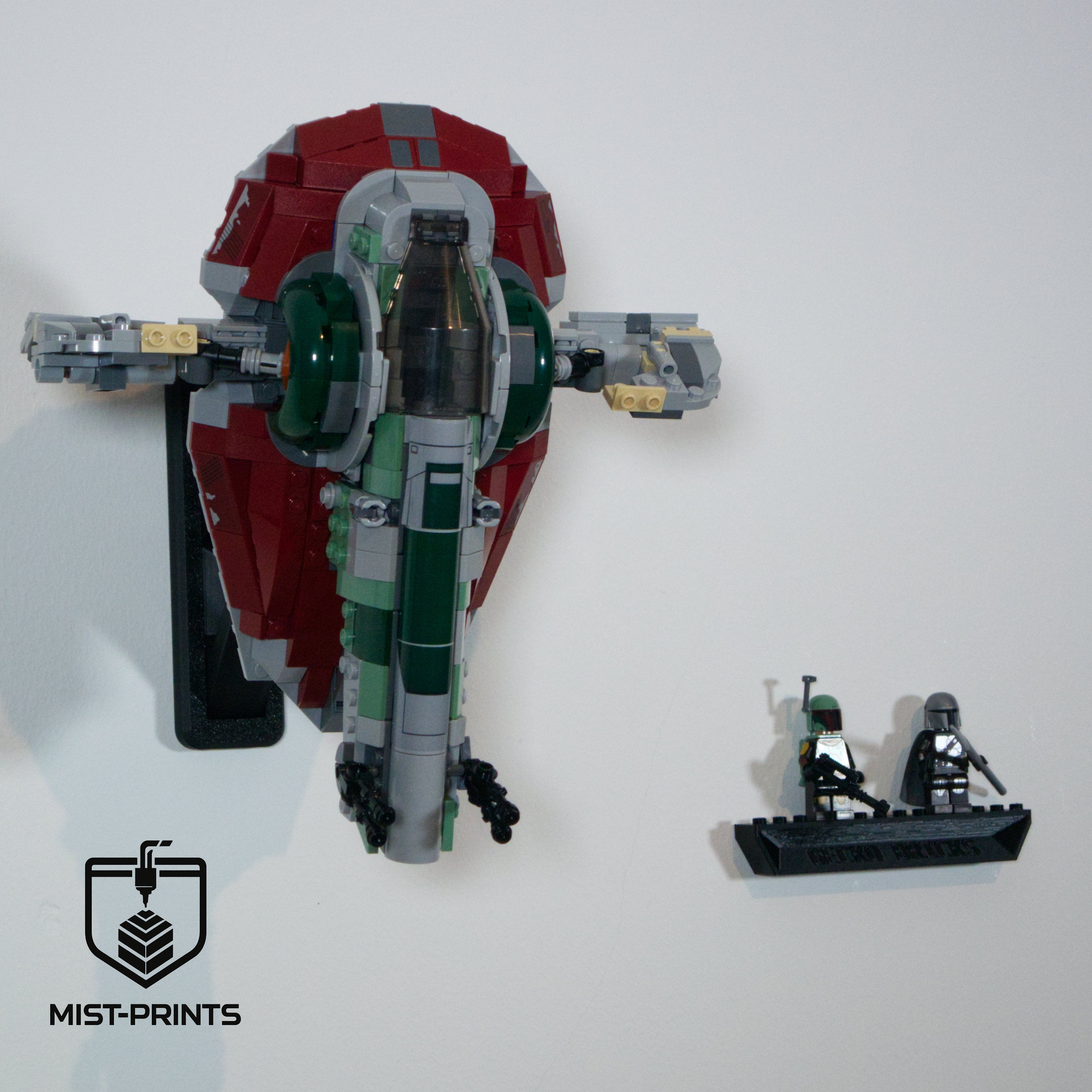 Premium Wandbeugel – Compatibel met LEGO® Star Wars™ Boba Fett’s Starship™ 75312