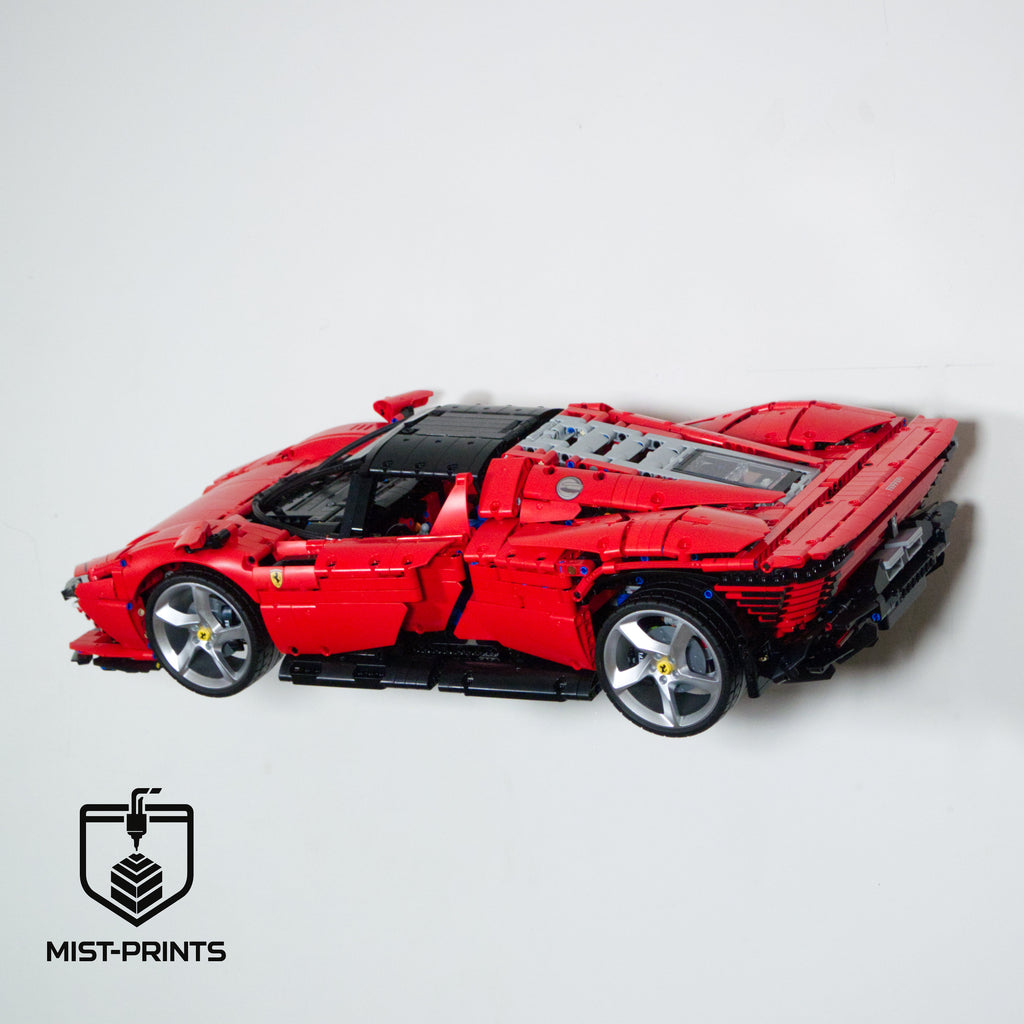 Premium Wandbeugel – Compatibel met LEGO® Technic Ferrari Daytona SP3 42143