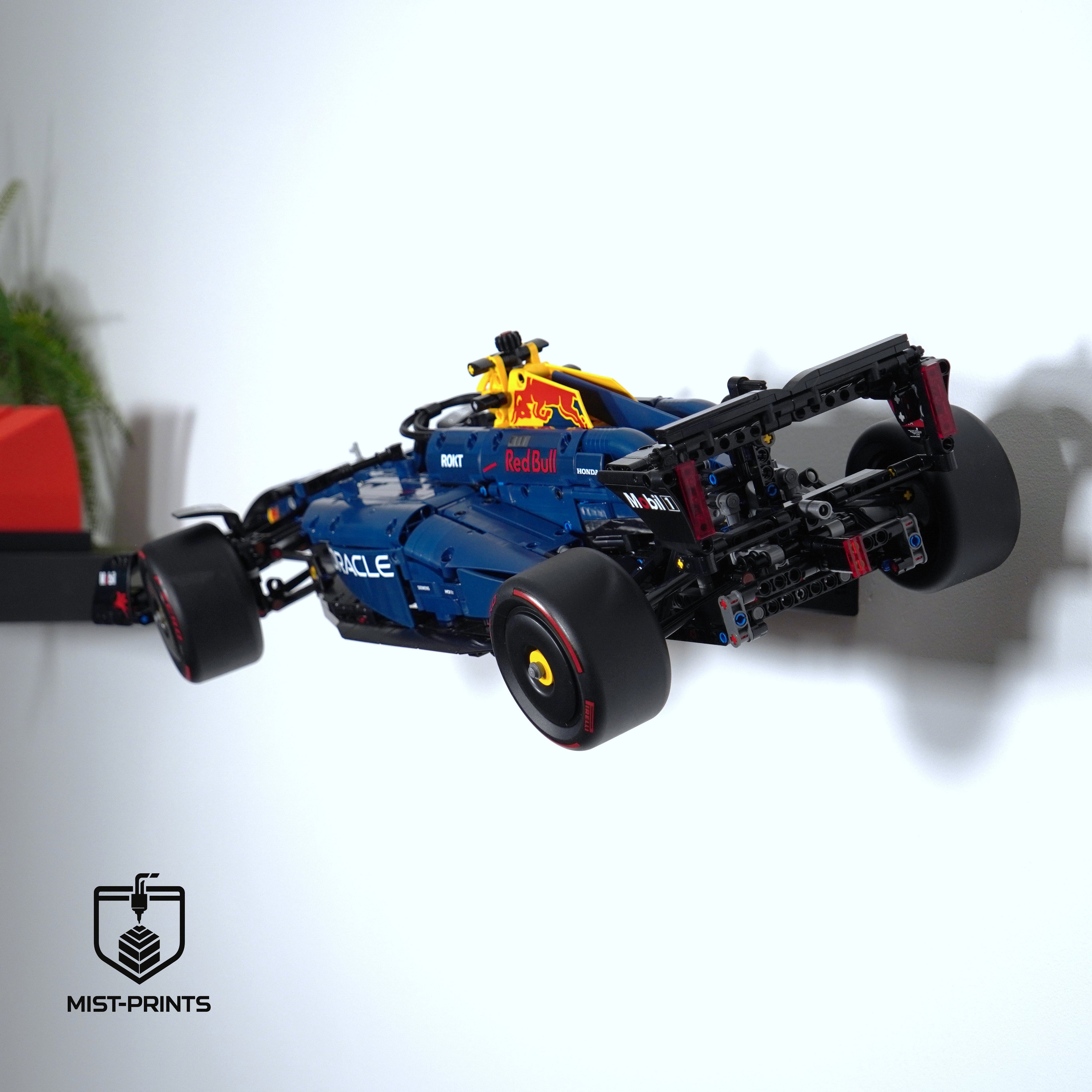 Premium Wandbeugel – Compatibel met LEGO® Red Bull F1 42206