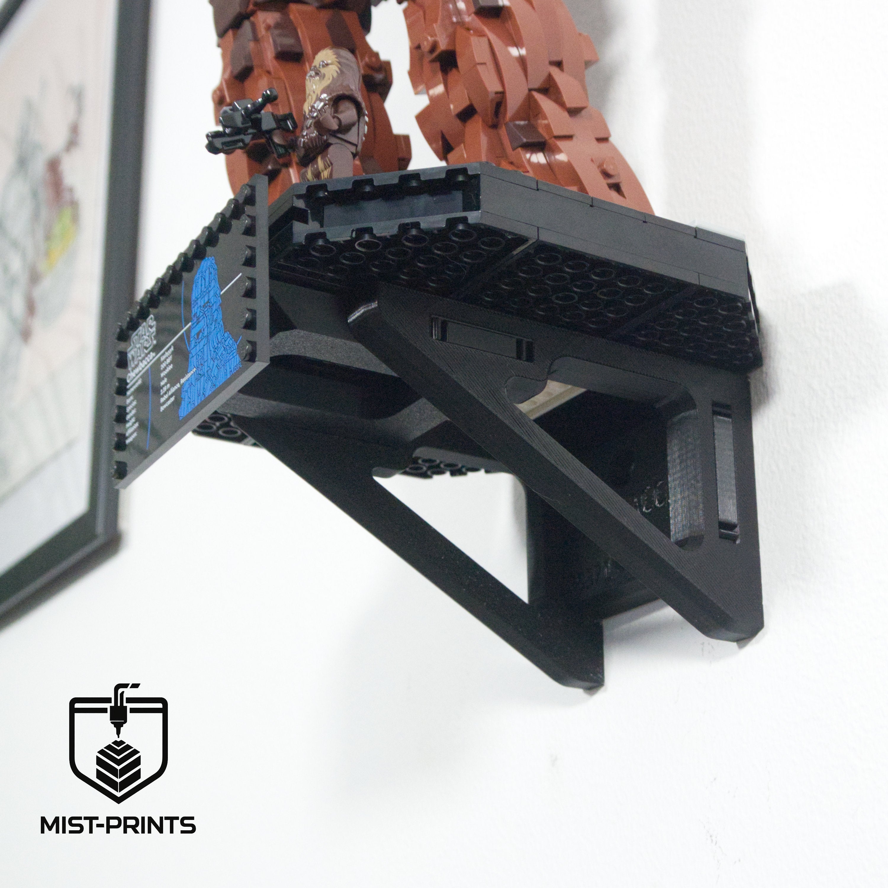 Premium Wandbeugel – Compatibel met LEGO® Star Wars™ Chewbacca™ 75371