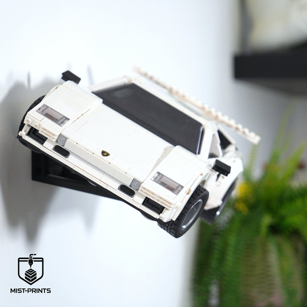 Premium Wandbeugel – Compatibel met LEGO® Lamborghini Countach 10337