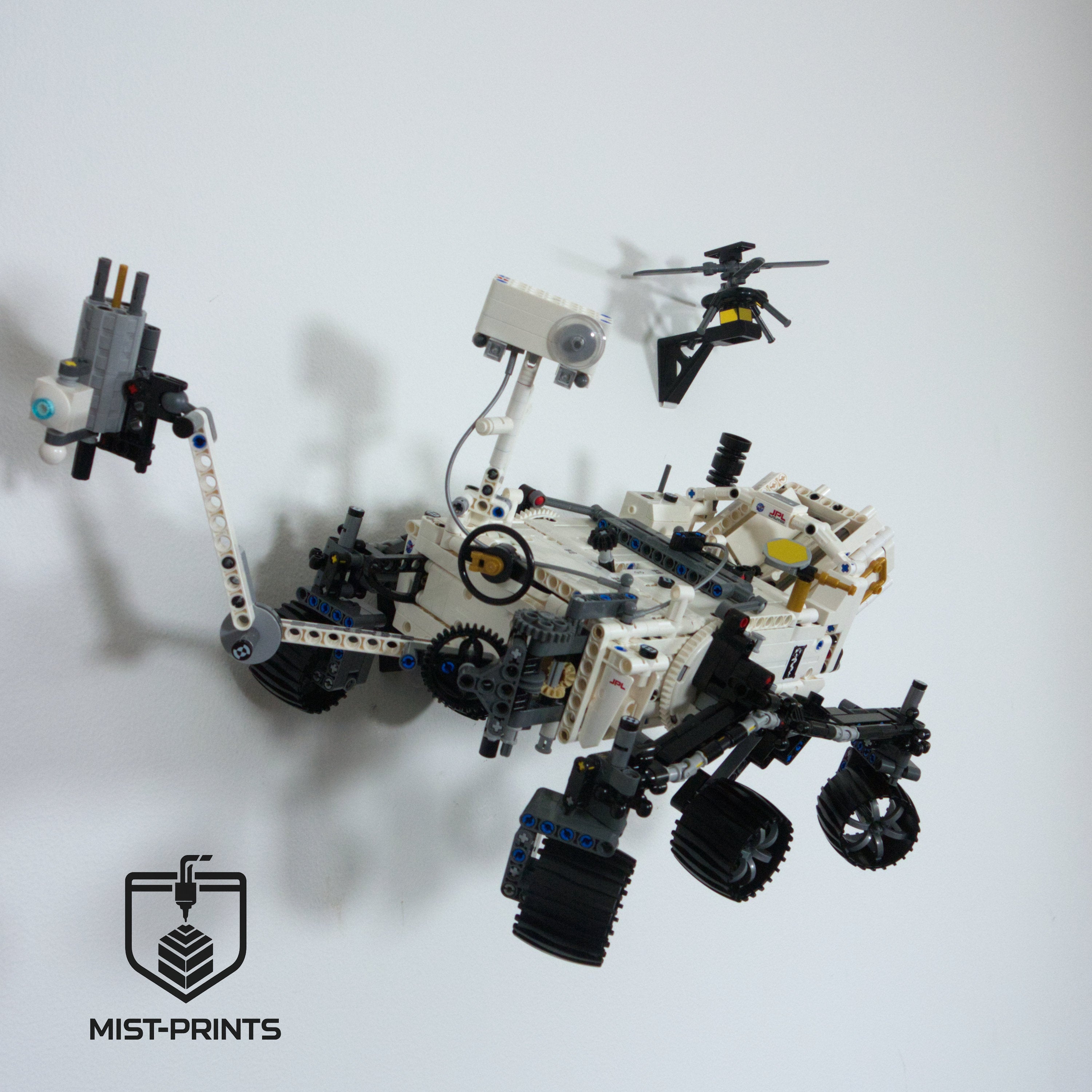 Premium Wandbeugel – Compatibel met LEGO® Technic NASA Mars Rover Perseverance 42158
