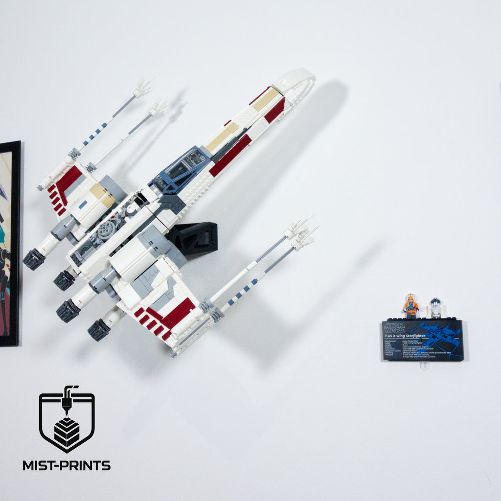 Premium Wandbeugel – Compatibel met LEGO® Star Wars™ X-Wing Starfighter 75355