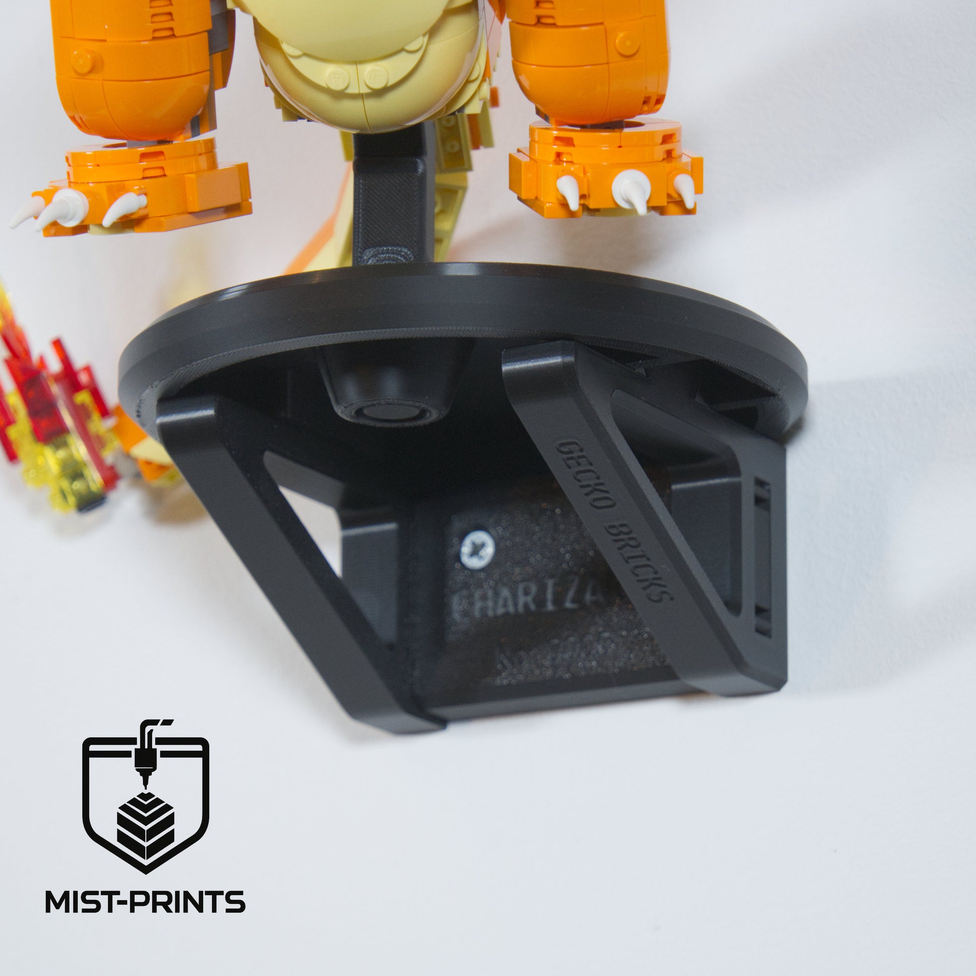 Premium Wandbeugel Set (3-delig) – Compatibel met LEGO® Pokémon™ Venusaur, Charizard & Blastoise 72153