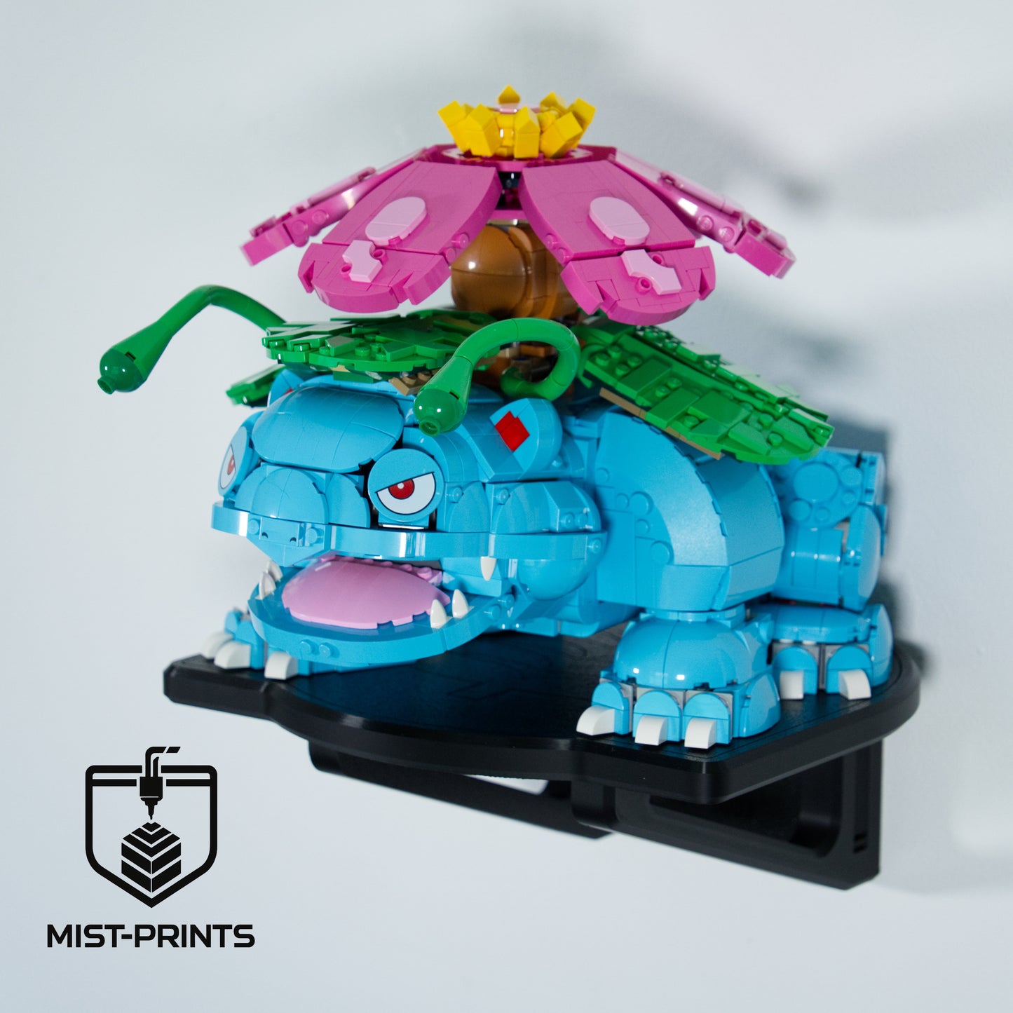 Premium Wandbeugel Set (3-delig) – Compatibel met LEGO® Pokémon™ Venusaur, Charizard & Blastoise 72153