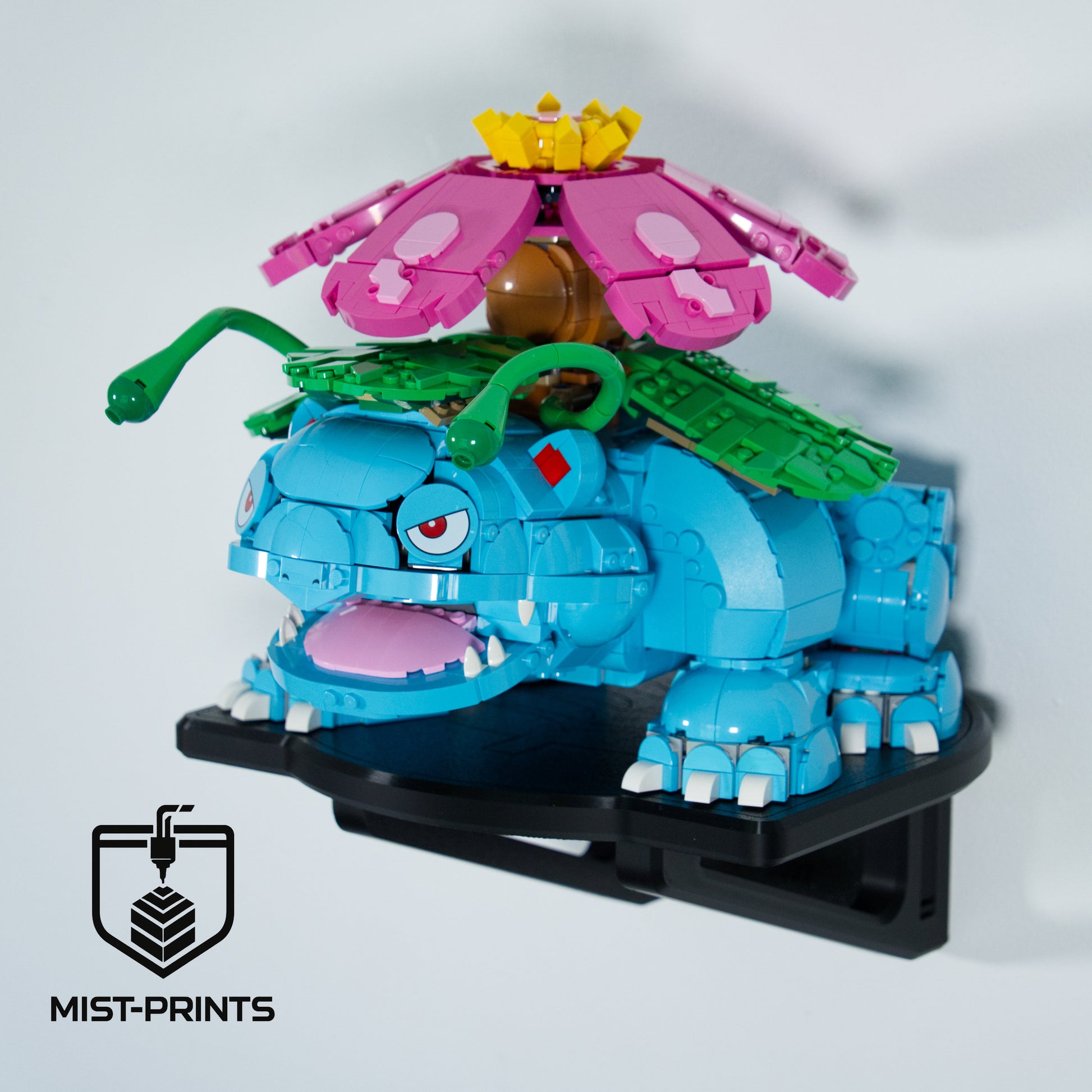 Premium Wandbeugel Set (3-delig) – Compatibel met LEGO® Pokémon™ Venusaur, Charizard & Blastoise 72153