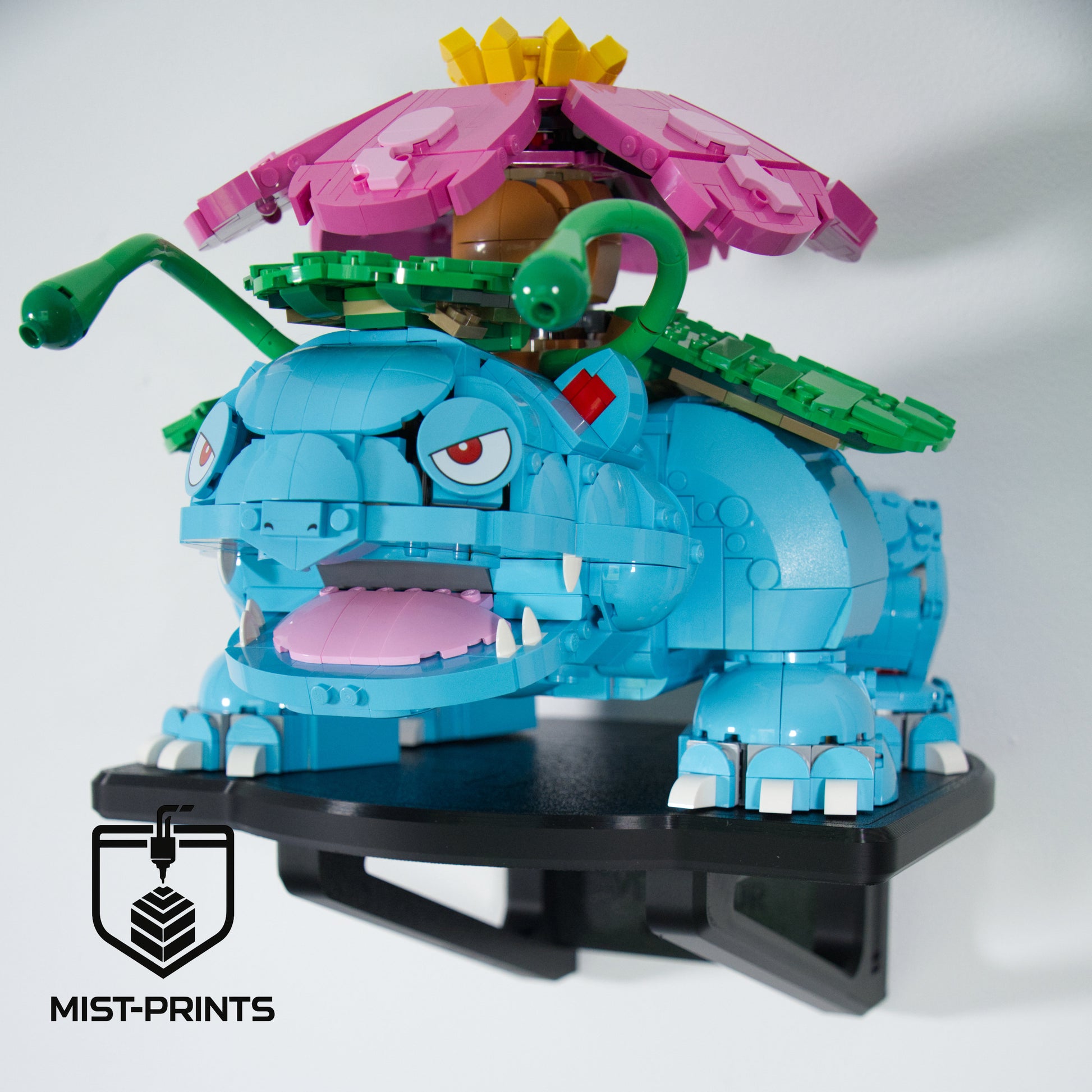 Premium Wandbeugel Set (3-delig) – Compatibel met LEGO® Pokémon™ Venusaur, Charizard & Blastoise 72153